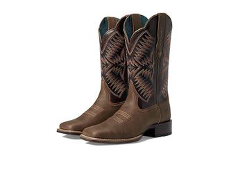 Ariat Odessa StretchFit Western Boot Womens Boots Fateful Brown/Burnished Pewter : 10 B - Medium, Leather