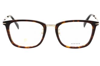 David Beckham Tortoiseshell Acetate Eyeglasses - Brown