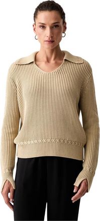 A|X Armani Exchange Mujer, Jerseys, Beige, Talla: S