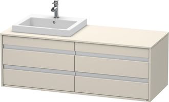 Duravit Mueble Bajo Lavabo Ketho 550x1400x496mm Lavabo Li Taupe