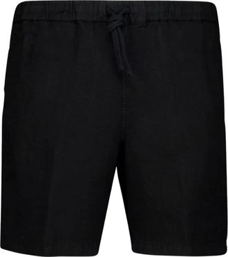 120% Lino Uomo, Pantaloncini, Nero, M, new