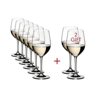 Riedel Vinum Viognier/Chardonnay Glass Set, Buy 6 Get 8 in Clear at Nordstrom