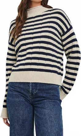 Rails Corrine Sweater In Oatnavy