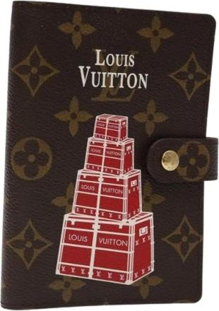 Louis Vuitton Pre-owned Accessories, female, Brown, Size: ONE SIZE Pre-owned Day Planner Cover