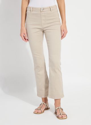 Lyss&eacute; Ankle Estelle Everyday Flare Denim Curvy (27 Inseam)