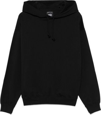 Yohji Yamamoto Grafische hoodie - Zwart