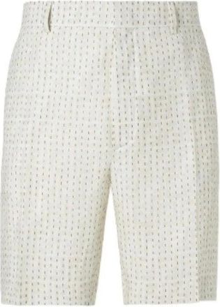 Fendi Korte Broeken, Heren, Beige, M, Katoen, Bermudas