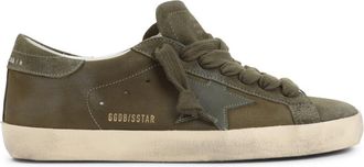 Golden Goose Olive Lace-up Sneakers
