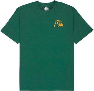 Quiksilver Evo Original BS S/S T-Shirt f&uuml;r Herren | gr&uuml;n