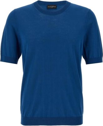 Ballantyne Katoenen T-shirt - Blauw