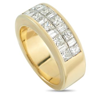 Luxury Bazaar 18K Yellow Gold 2.0ct Diamond Ring MF28-050626