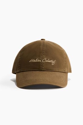 H&M Twillcap mit Motivstickerei - Green