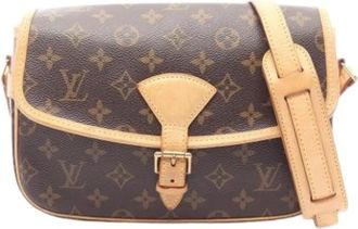 Louis Vuitton Pre-owned Cross Body Bags, female, Brown, Size: ONE SIZE Pre-owned Sologne Shoulder Bag