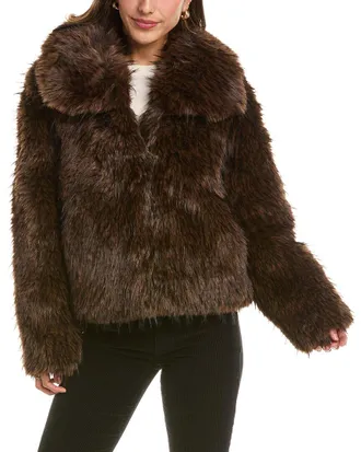 Stella + Lorenzo Faux Fur Coat