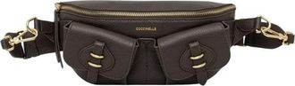 Coccinelle Mavery Pocket - Dames - Heuptassen - Bruin - ONE Size - Leer - Tassen