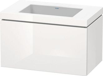 Duravit Duravit - Lavabo Para Muebles L-cube C-bonded Con Base, Colgante