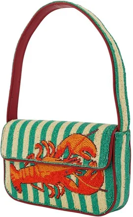 Staud Womens Tommy Shoulder Bag Multicolor Synthetic
