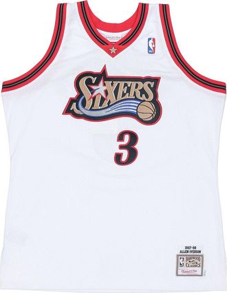 Mitchell & Ness NBA Allen Iverson Philadelphia 76ers 1997/98 Home Jersey 3 BA64UX-P76-W-CAU