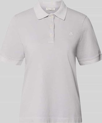 Marc O'Polo Regular Fit Poloshirt aus Baumwoll-Mix in Hellblau, Gr&ouml;&szlig;e XXL