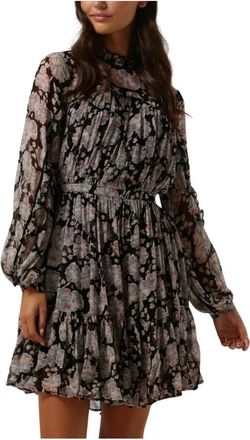 Idano Roze Mini Jurk voor Vrouwen - Dames - Korte kleedjes - Veelkleurig - 2XS - Kleedjes