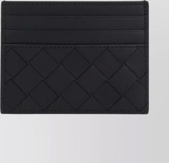 Bottega Veneta textured quilted card case