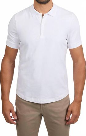 Monfrere Pierce Blanc Short Sleeve Polo In White