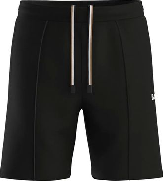 BOSS drawstring-waist shorts - men - Recycled Polyamide/Elastane - M - Black