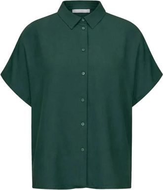 By-Bar Amsterdam Dames, Blouses & Shirts, Groen, Maat: L Viscose