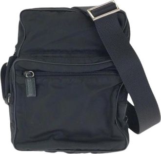 Prada Pre-owned Tessuto Nylon Shoulder Bag - Dames - Vintage Schoudertas - Zwart - ONE Size - Nylon - Vintage