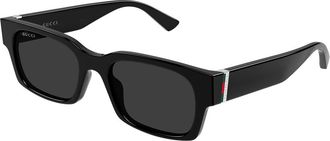 Gucci GG2084S 001 Mens Sunglasses Black Size 52 - Free RX Lenses - Free RX Lenses