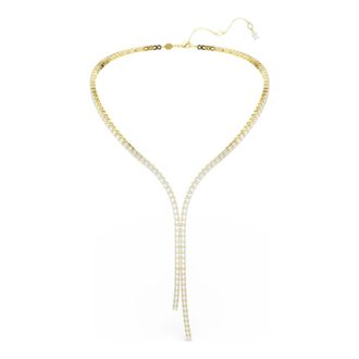 Swarovski Matrix Y-ketting - Dames - Accessoires - Wit - Maat: ONE Size