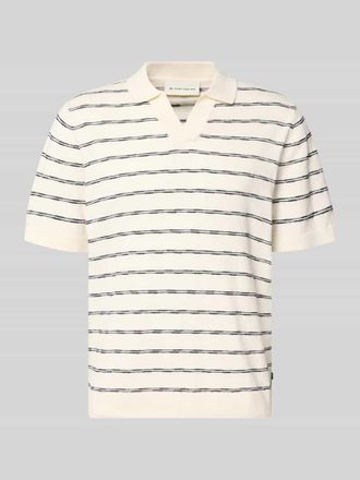 Tom Tailor Regular Fit Poloshirt aus reiner Baumwolle in Offwhite, Gr&ouml;&szlig;e XXXL