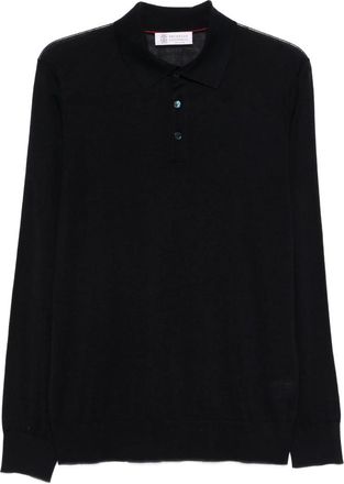 Brunello Cucinelli Long-sleeve Polo Shirt