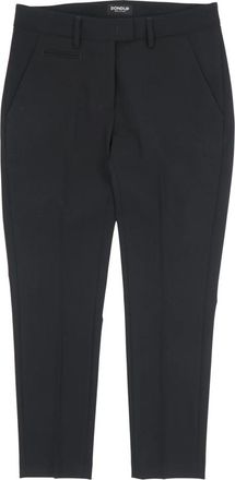 Dondup Cropped Broeken - Dames - Vrijetijds broeken - Zwart - W28 - Leer - Broeken