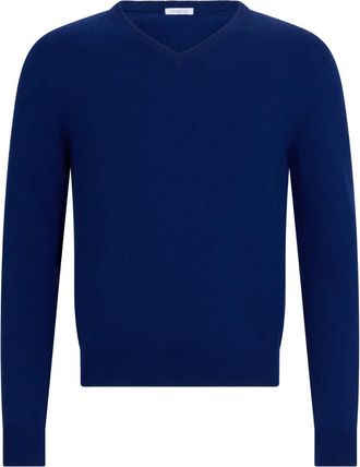 Malo V-neck sweater - men - Cashmere - 50 - Blue