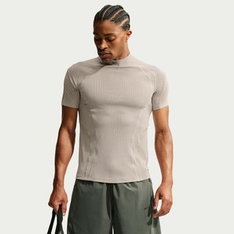 Nike Mens Tech Dri-FIT ADV Short-Sleeve Top in Grey | IM5729-009