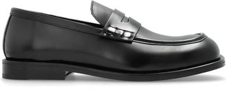 Ami Wol trui met ronde hals - Dames - Loafers - Grijs - 40 EU - Wol - Schoenen