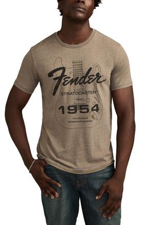 Lucky Brand Fender Stratocaster Graphic T-Shirt in Tarmac at Nordstrom, Size Xx-Large