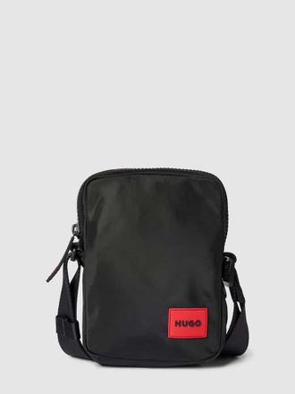 HUGO BOSS Umhängetasche mit Label-Patch in Black, Größe 1