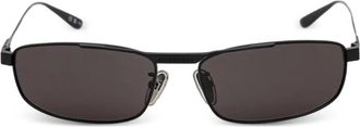 Balenciaga Zonnebril met rechthoekig montuur - Zwart