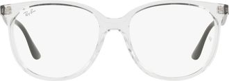 Ray-Ban 54mm Square Optical Glasses in Transparent at Nordstrom