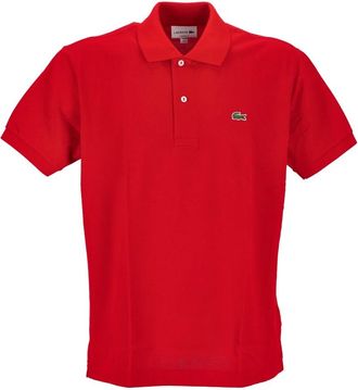 Lacoste Klassieke Pasvorm Korte Mouw Polo Shirt - Heren - Polos - Rood - 2XL - Tops