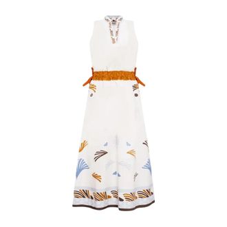 Herno Midi Jurk - Dames - Casual kleedjes - Veelkleurig - M - Kleedjes