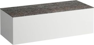 Laufen Il Bagno Alessi Cajonera, Encimera De Piedra Marrone - Laufen