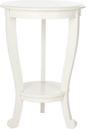 Safavieh Mesa auxiliar en madera de pino, blanco