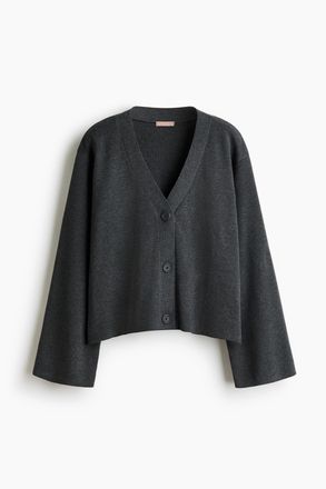 H&M Feinstrick-Cardigan - Schwarz