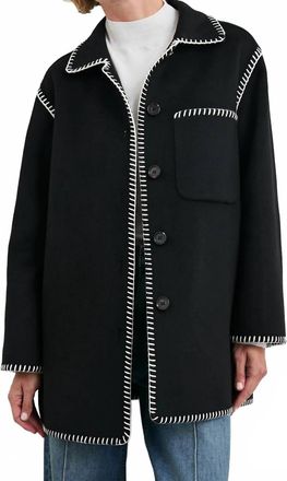 Rails Odyssey Workwear Coat In Black