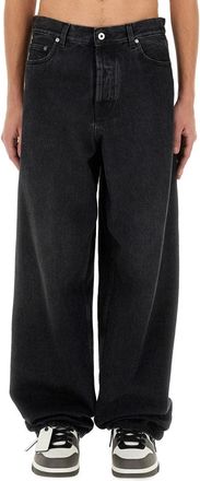 Off-white Loose Fit Jeans-Uomo