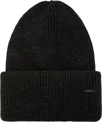 Seventy Wollen muts - Dames - Hoeden - Zwart - ONE Size - Wol - Accessoires