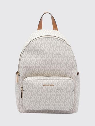 Michael Kors Zaino Tanner Medium Michael Kors in cotone spalmato con monogram all over